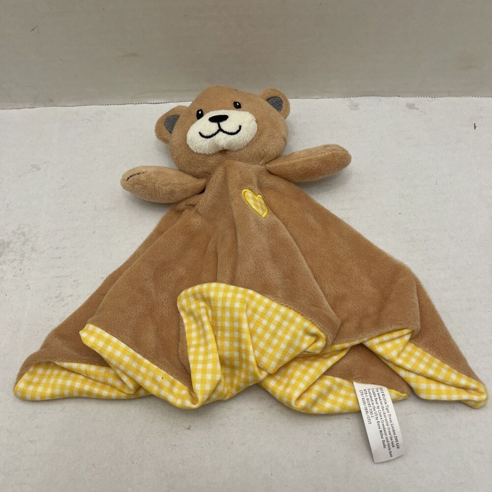 2012 Little Tiger Press Cuddle Bear by Claire Freedman Lovey Plush Blanket 12"